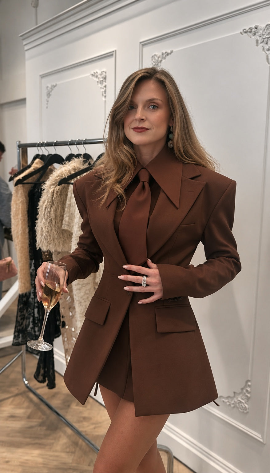 Ellenna Belle Her Power Suit in Cacao